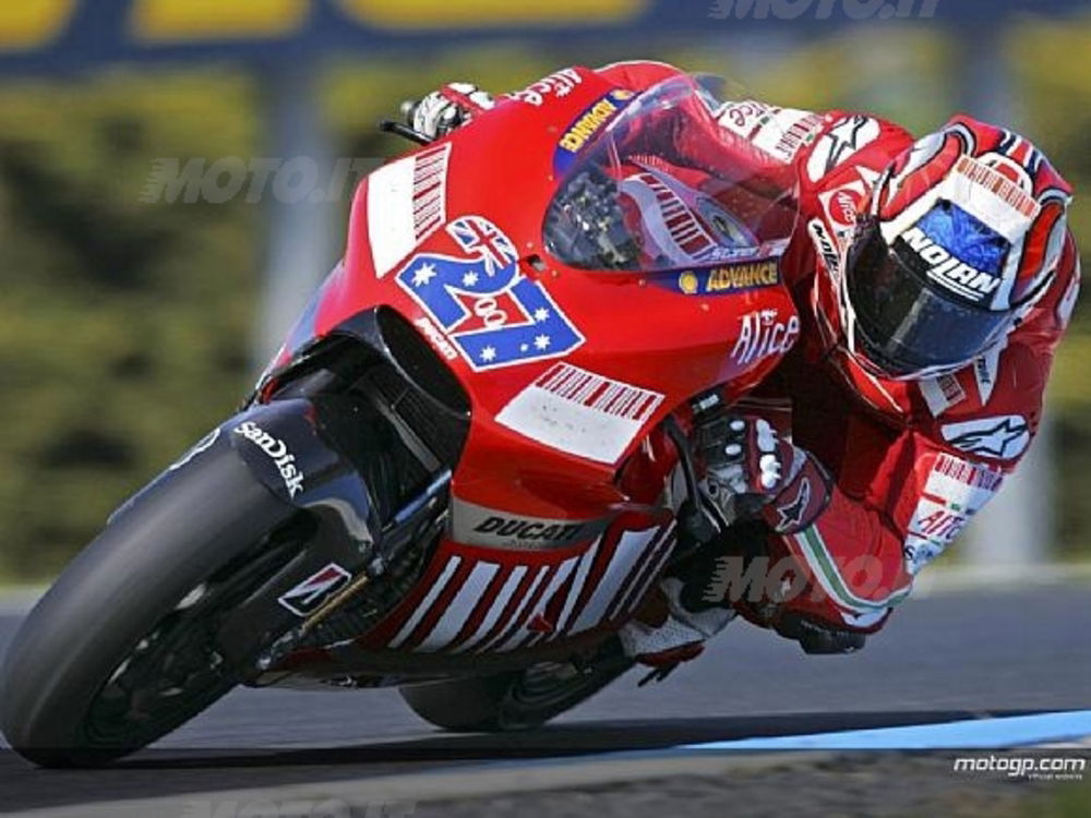 Il campione del mondo 2007, Casey Stoner su GP7