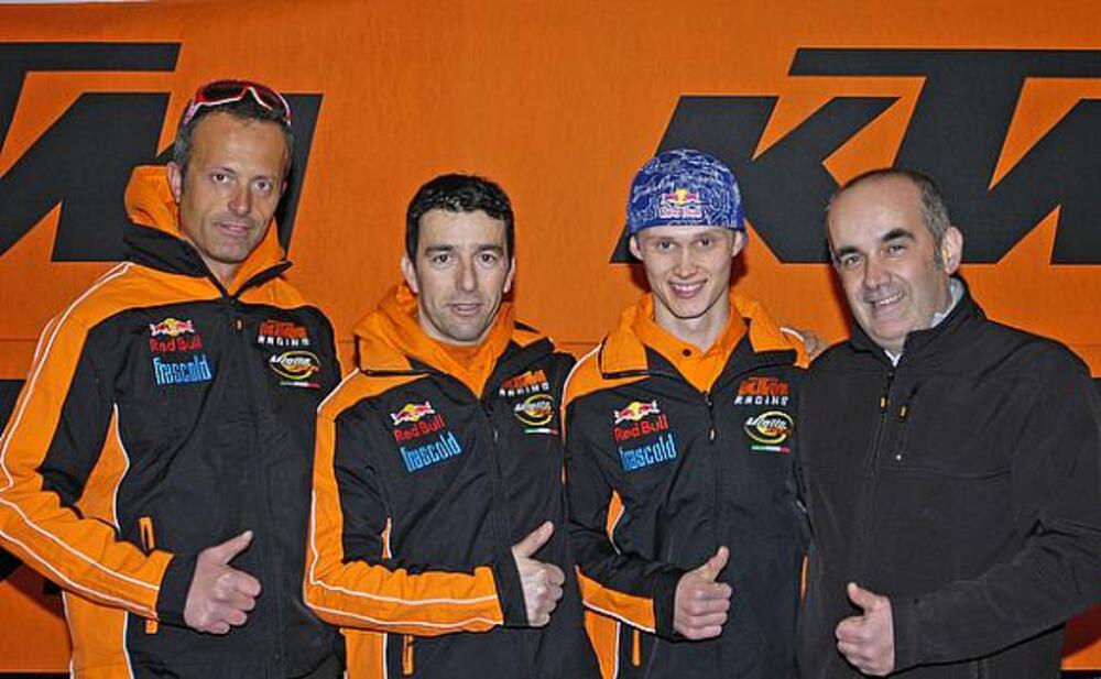 Da sx Max Migliorati, Attilio Pignotti, Bernd Hiemer e Angelo Crippa