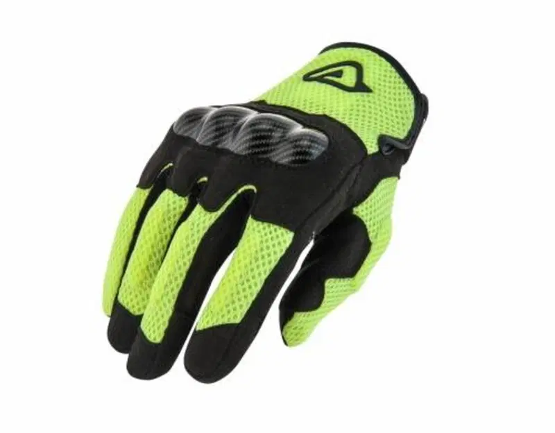 GUANTI CROSS FLUO CON PROTEZIONI!!NUOVI!!! Acerbis