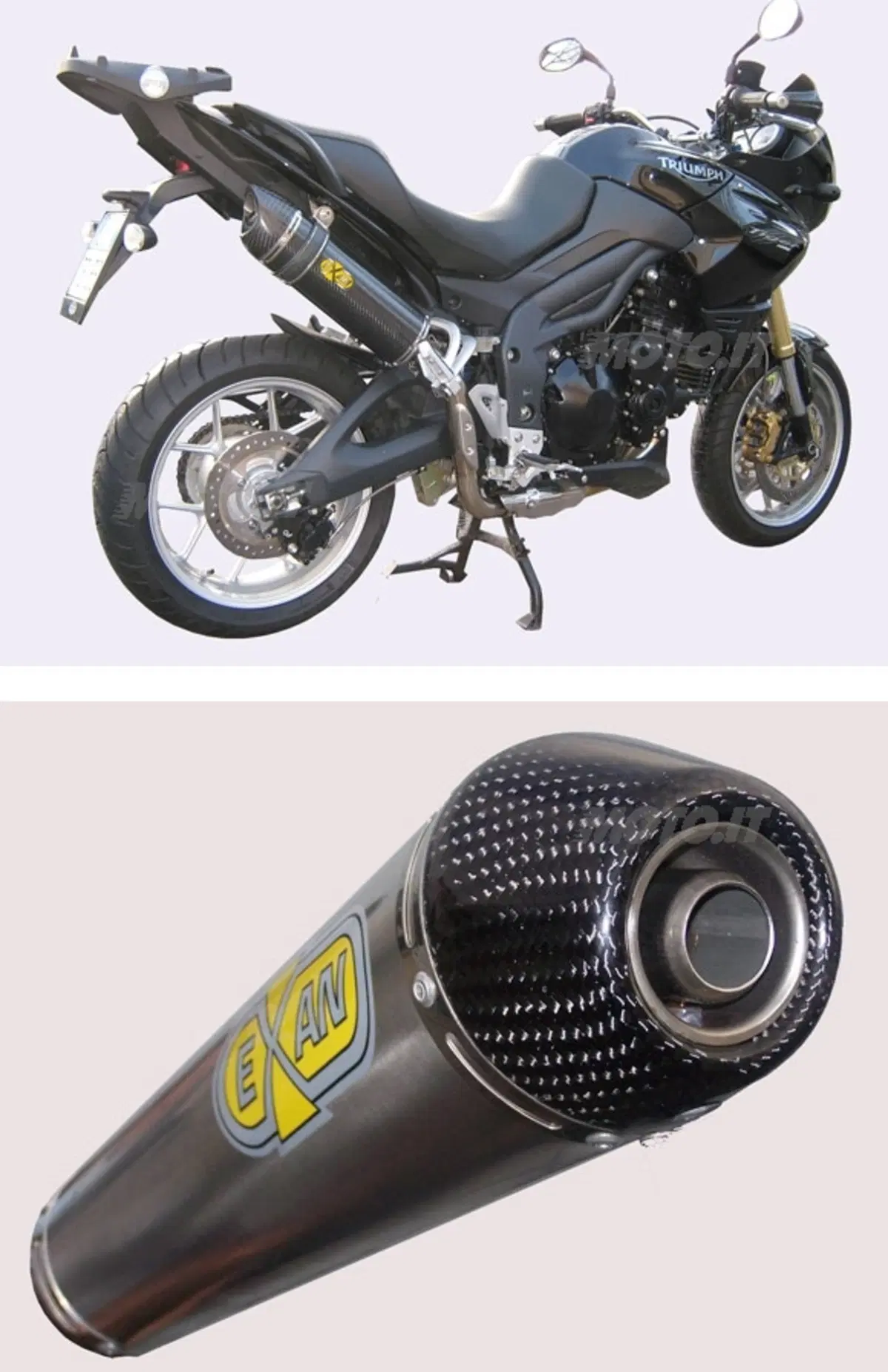 Scarico per Triumph Tiger 1050