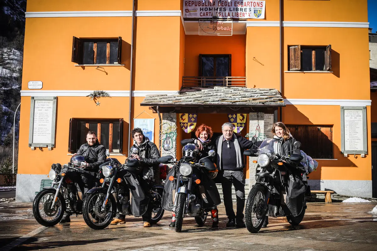 Quattro Royal Enfield all'Agnellotreffen (6)