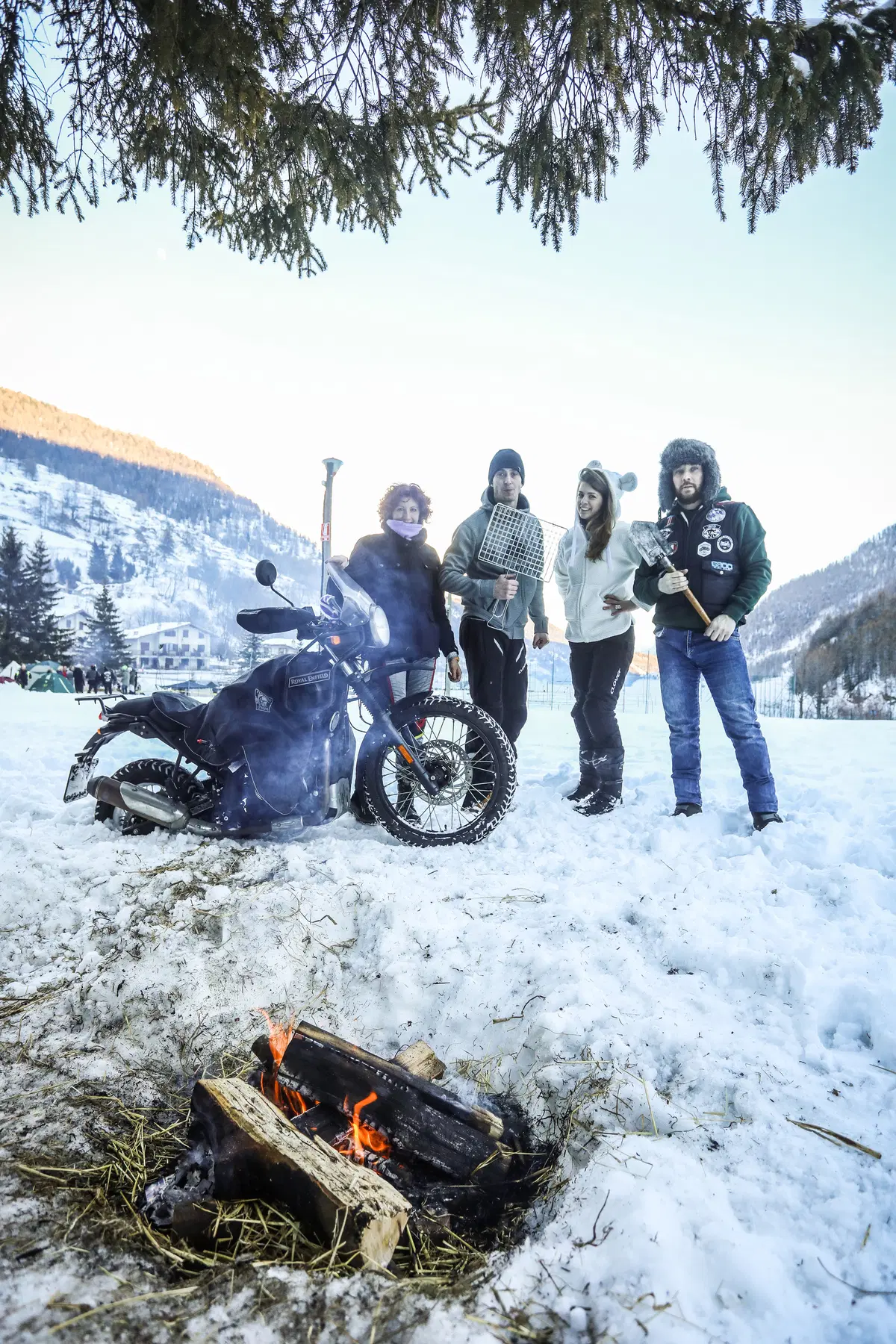Quattro Royal Enfield all'Agnellotreffen (18)