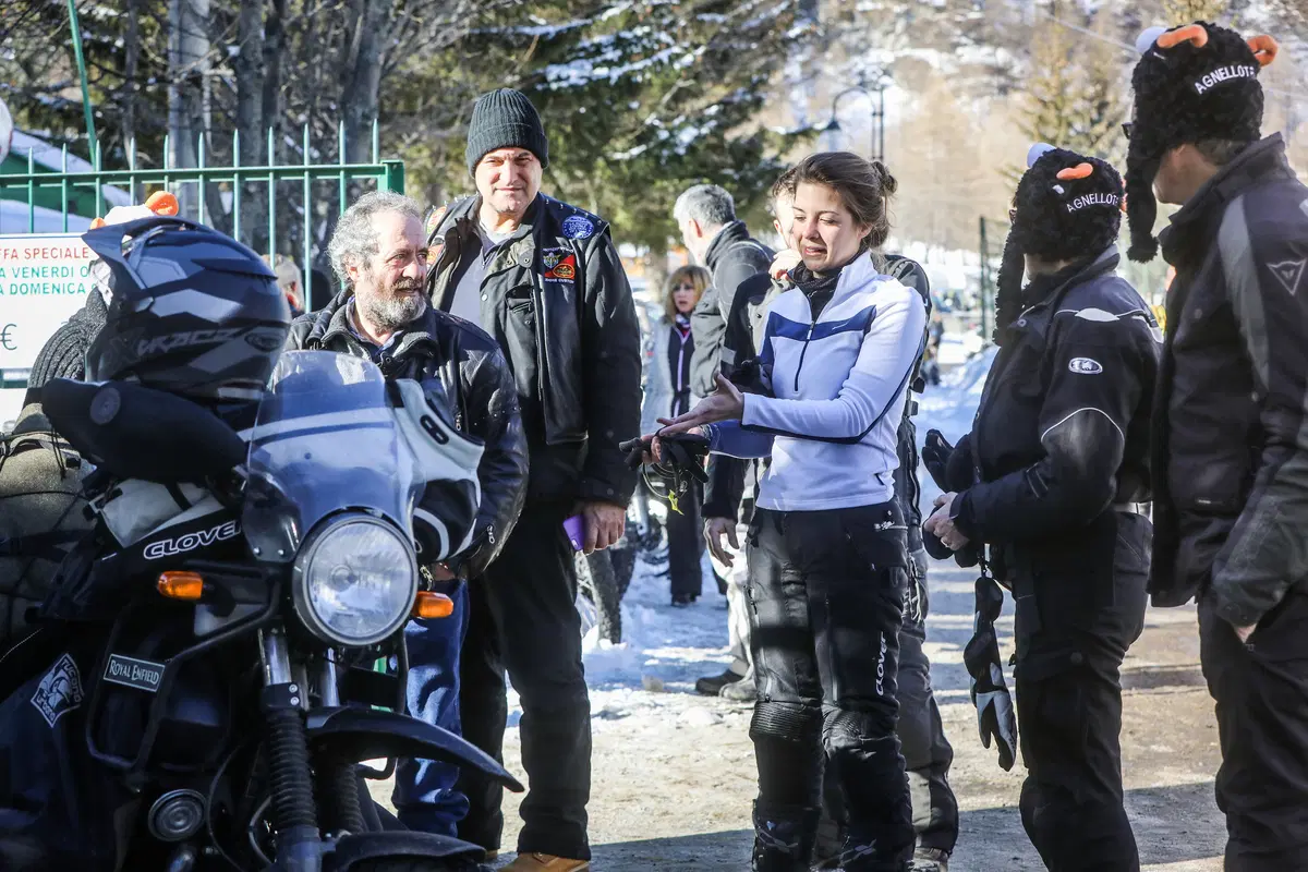 Quattro Royal Enfield all'Agnellotreffen (43)