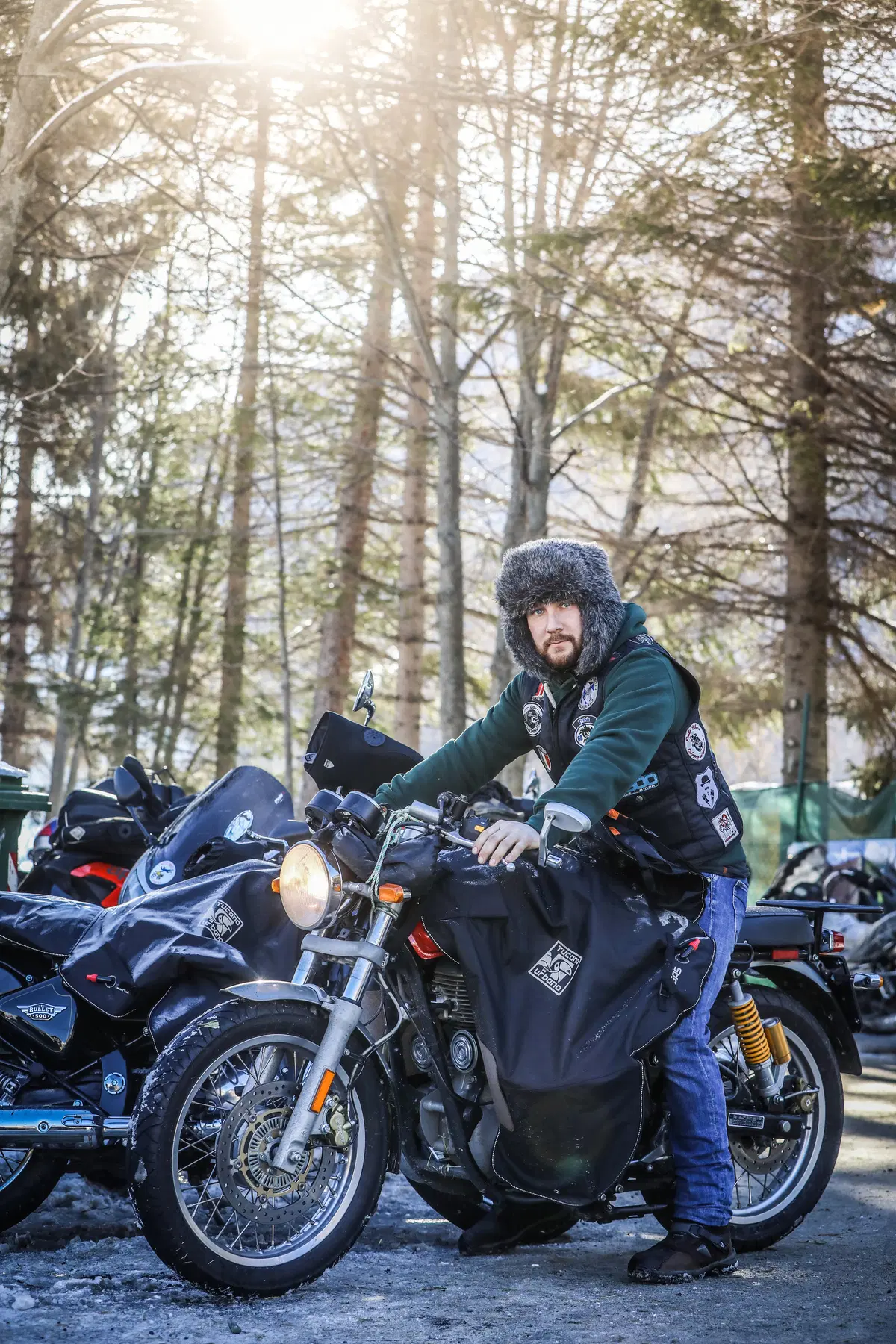 Quattro Royal Enfield all'Agnellotreffen (45)