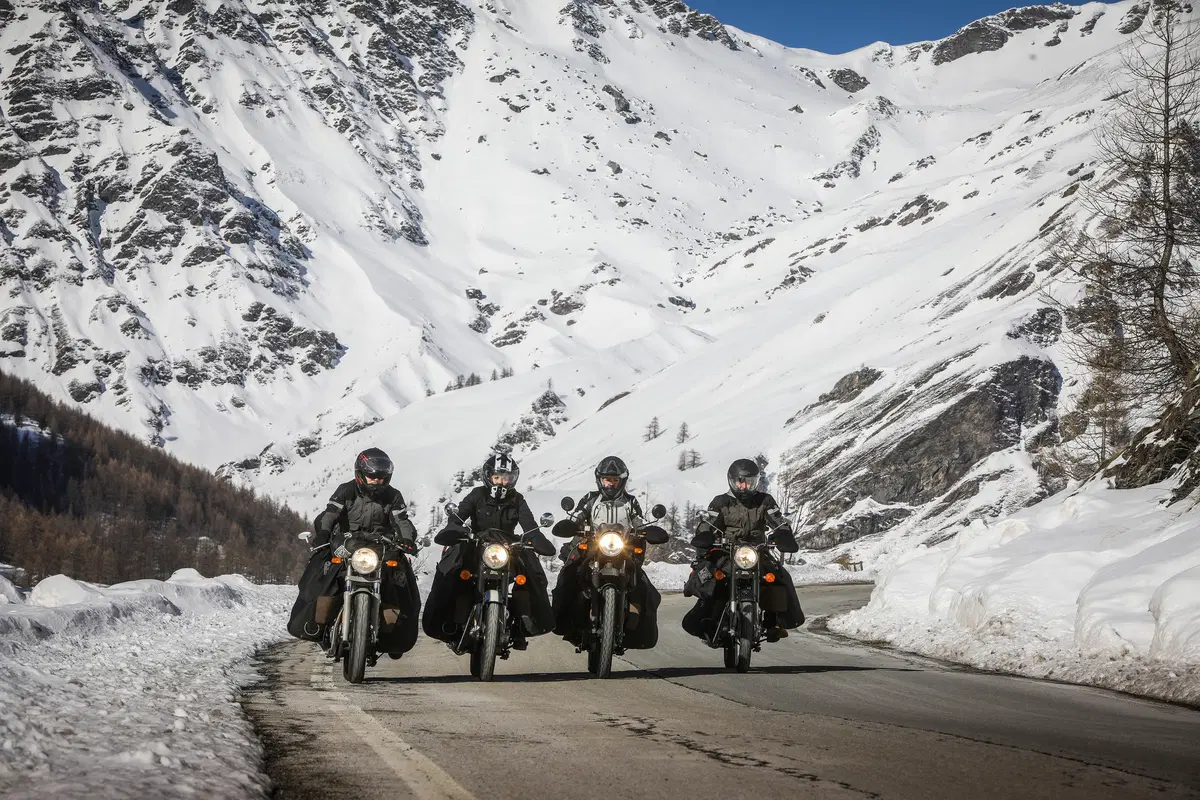 Quattro Royal Enfield all'Agnellotreffen (54)