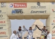 Podio assoluto e vittoria finale di classe per l'Aprilia RXV 450 Africa di Zanotti