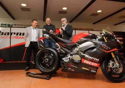 Il Team Barni Racing presenta la Ducati Panigale V4 che porterà al  National Trophy