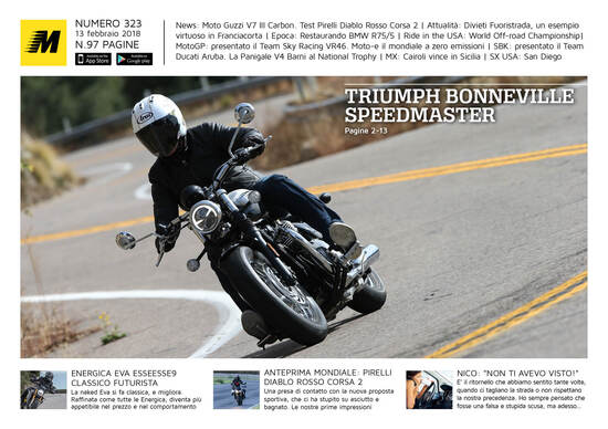 Magazine n° 323, scarica e leggi il meglio di Moto.it 