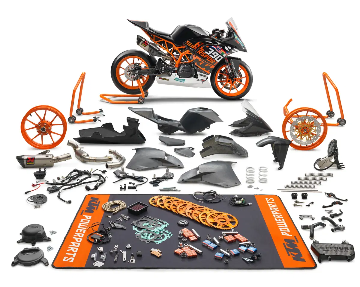 Nuova KTM RC 390R e Kit SSP300 Race