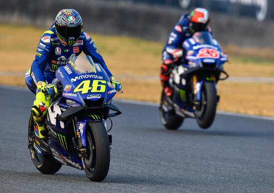 MotoGP test, Day 3. Rossi: Un po' meglio. Viñales: Mai così male