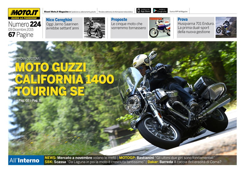 Magazine n&deg;224, scarica e leggi il meglio di Moto.it 