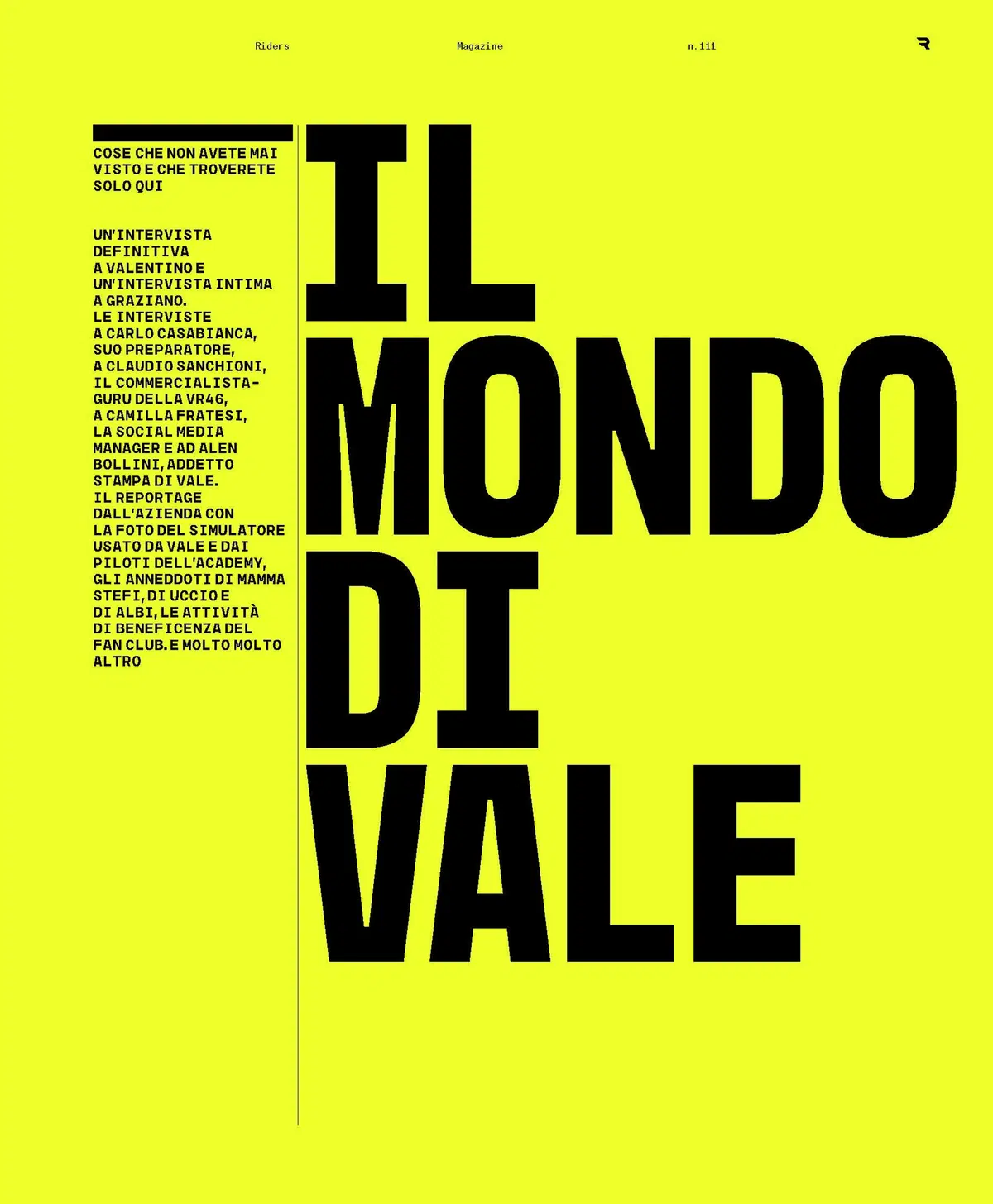 Riders dedica un numero monografico a Valentino Rossi (7)