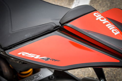 Il rastrematissimo codino dell'Aprilia RSV4RF