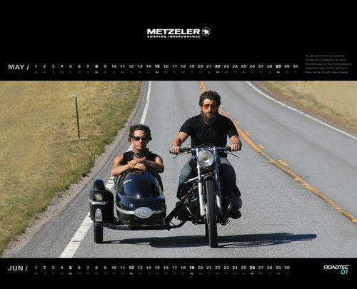 Il calendario Metzeler 2016 celebra le moto nel cinema (5)