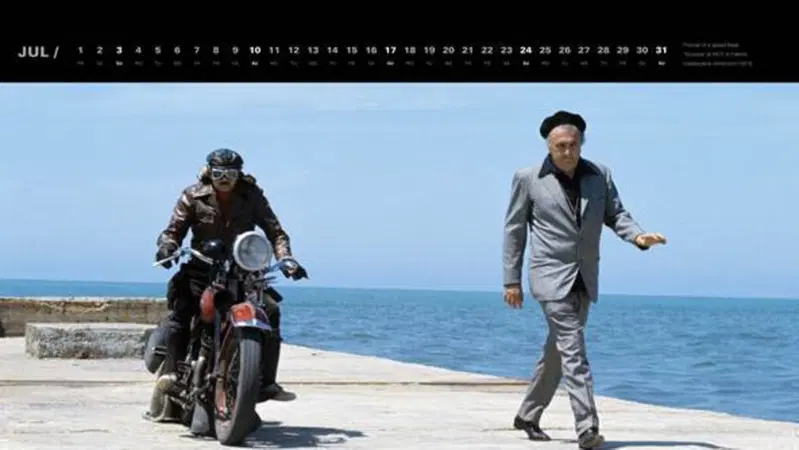Il calendario Metzeler 2016 celebra le moto nel cinema