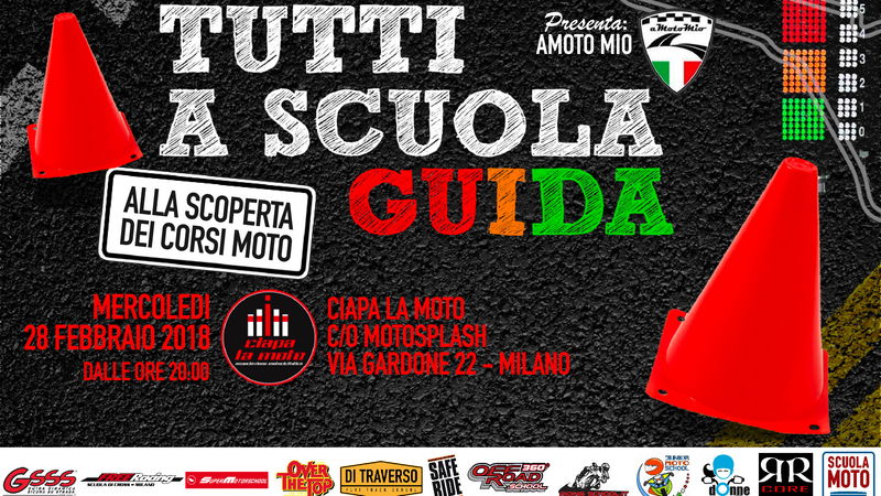 A scuola guida da Ciapa La Moto, mercoled&igrave; 28 febbraio