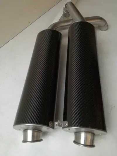 Silenziatori in carbonio Ducati 748/916/996 Acerbis