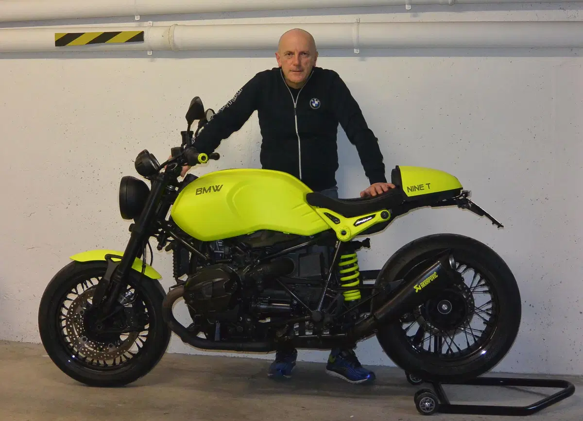 BMW R nineT, da Misani Motorrad una special fluo