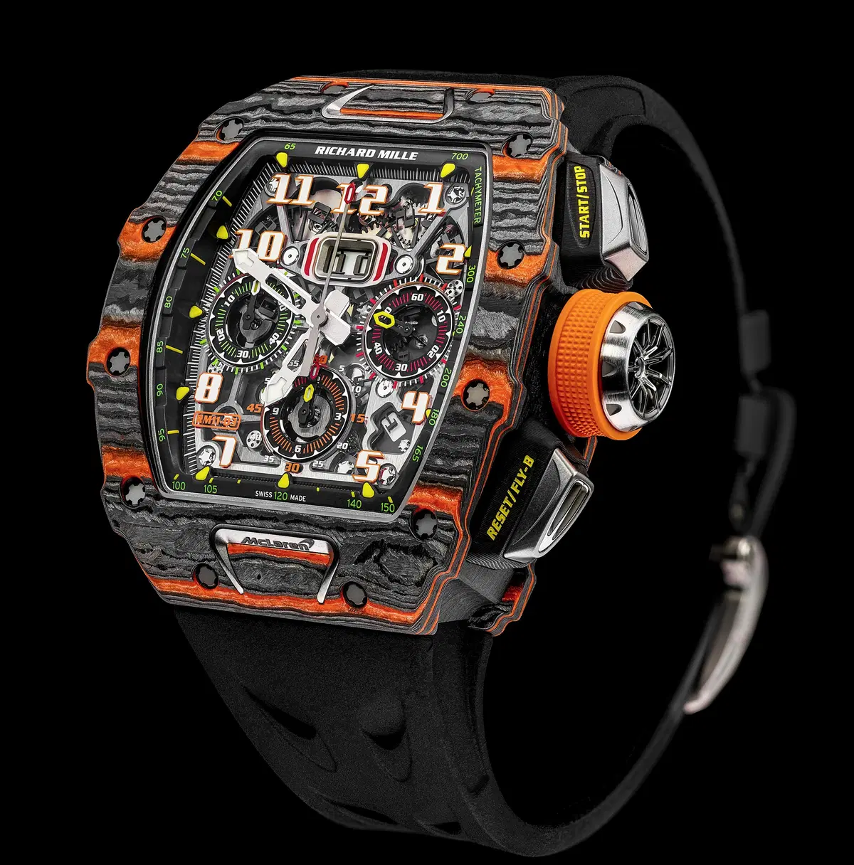 Richard Mille e McLaren Automotive, a Ginevra arriva il Flyback RM 11-03 McLaren  (8)