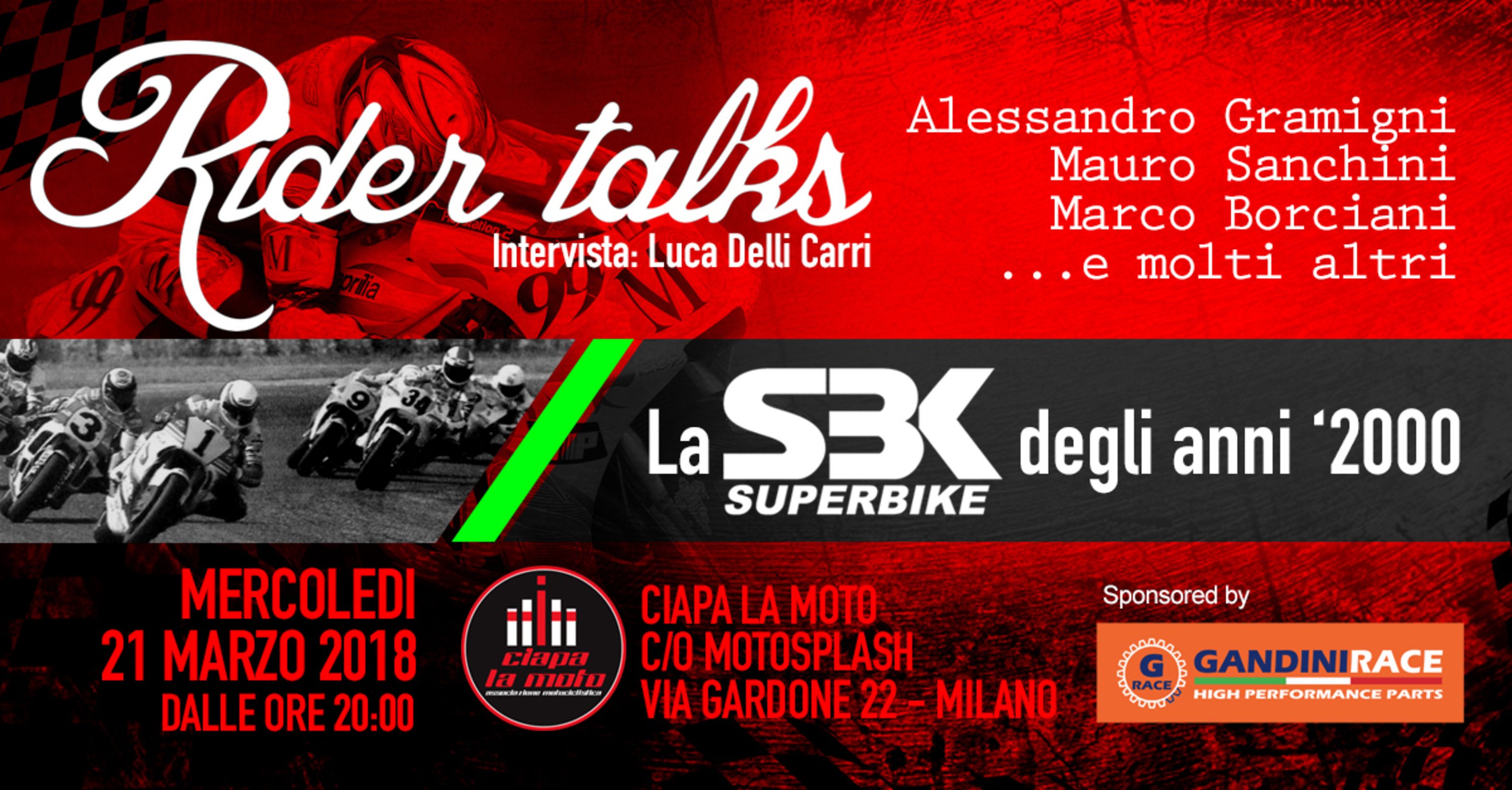 Ciapa la Moto, Rider Talks: &quot;Superbike Italia anni 2000&quot;