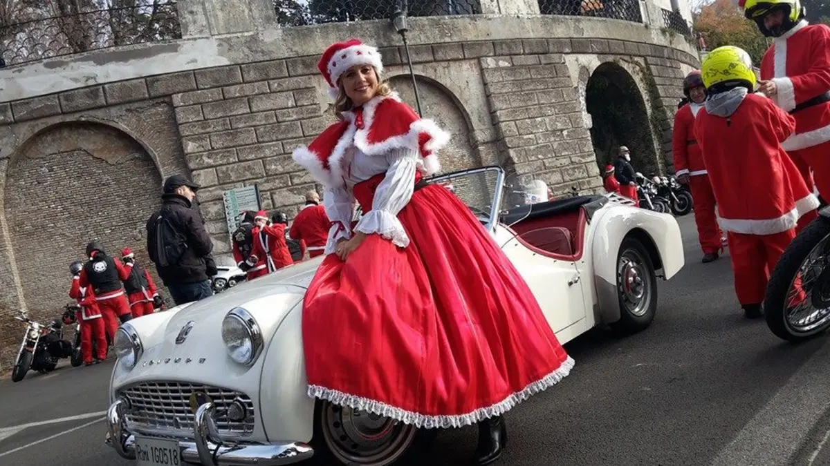 Roma: Babbi Natale in Harley-Davidson (10)