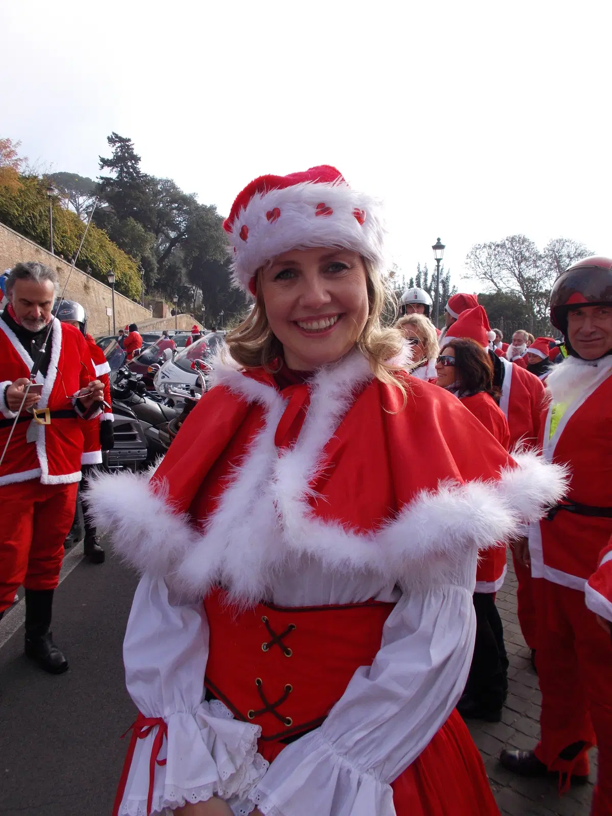 Roma: Babbi Natale in Harley-Davidson (18)