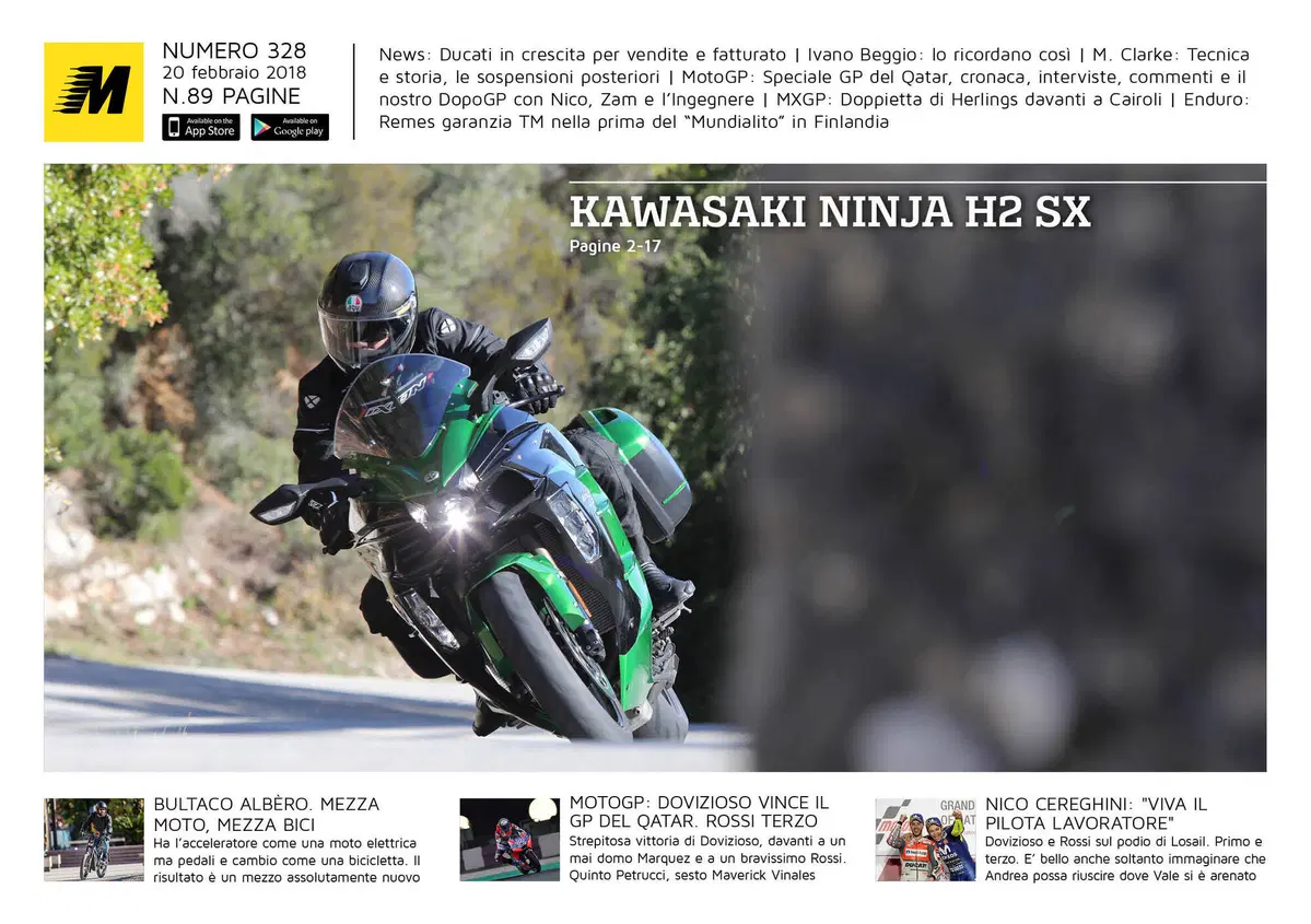 Magazine n&deg; 328, scarica e leggi il meglio di Moto.it 
