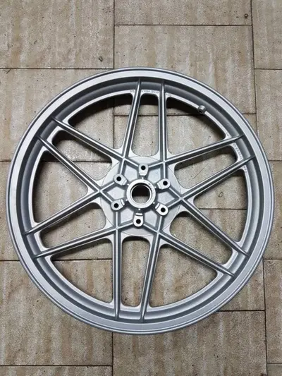 Ruota ant. nuda grigio met. Moto Guzzi V35II