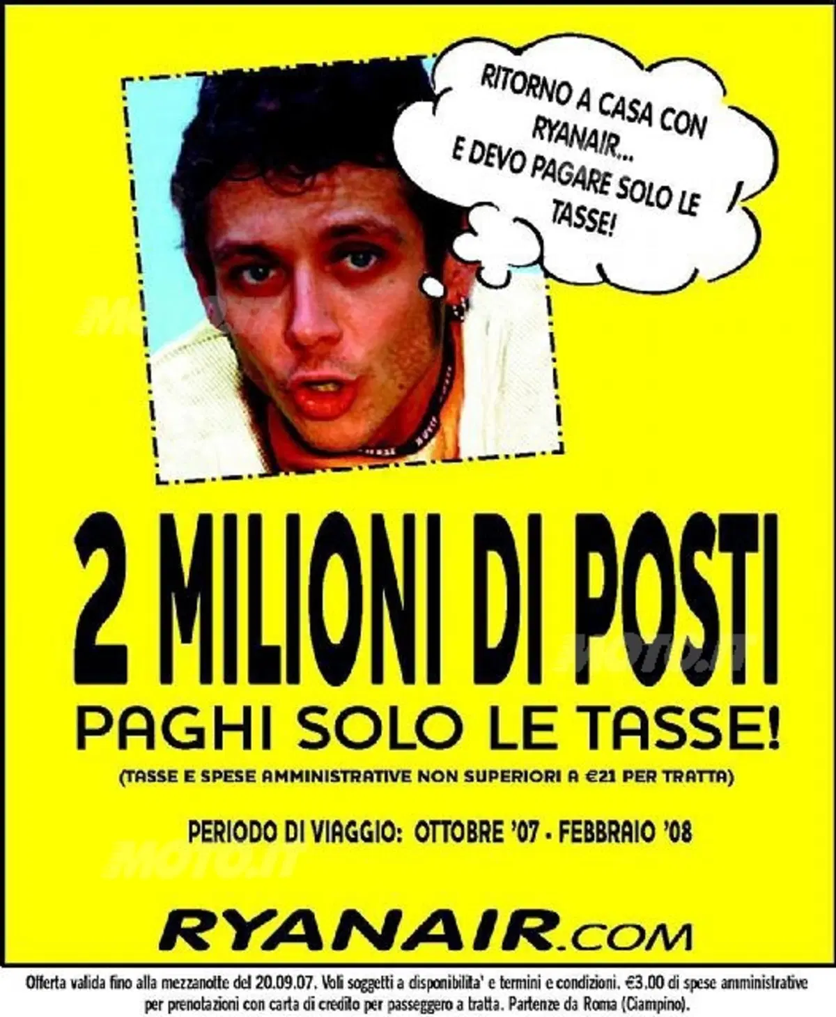 Chi è il furbo, Rossi o Ryanair?