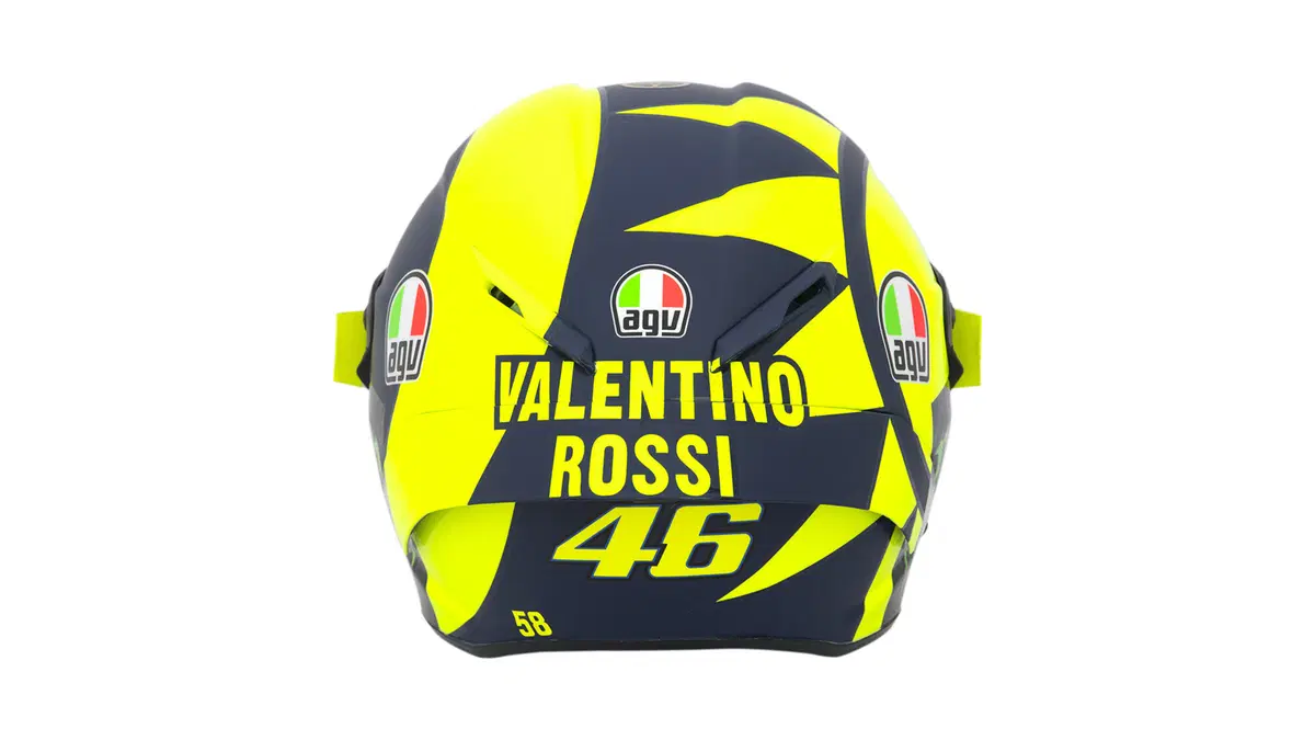AGV e Rossi: un'inedita grafica SoleLuna Anni '70 per il Pista GP R