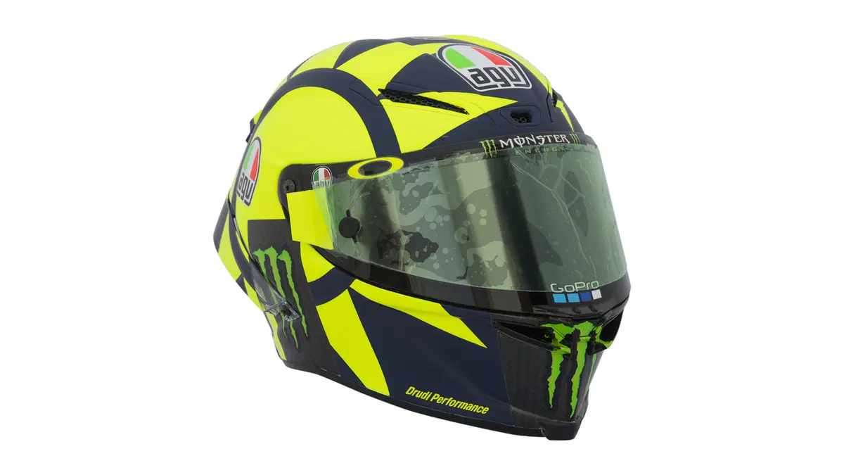 AGV e Rossi: un'inedita grafica SoleLuna Anni '70 per il Pista GP R (2)