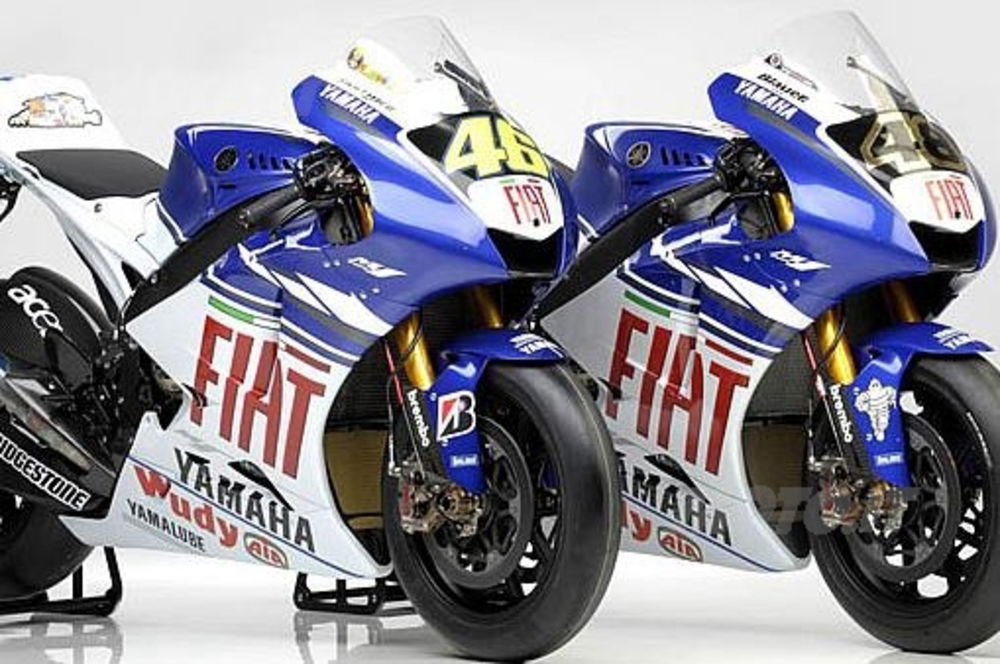 Yamaha M1 di Rossi e Lorenzo