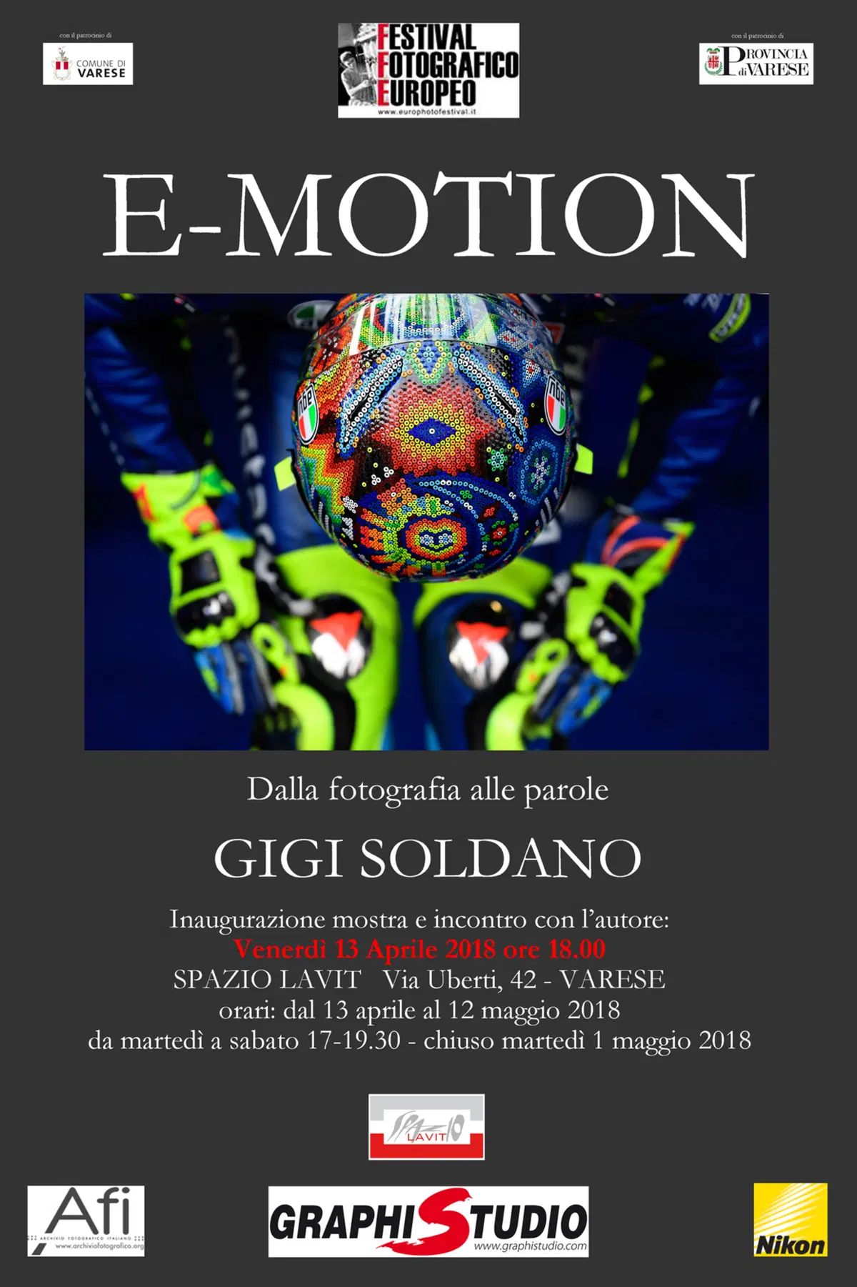 "E-Motion" inaugura la mostra fotografica di Gigi Soldano