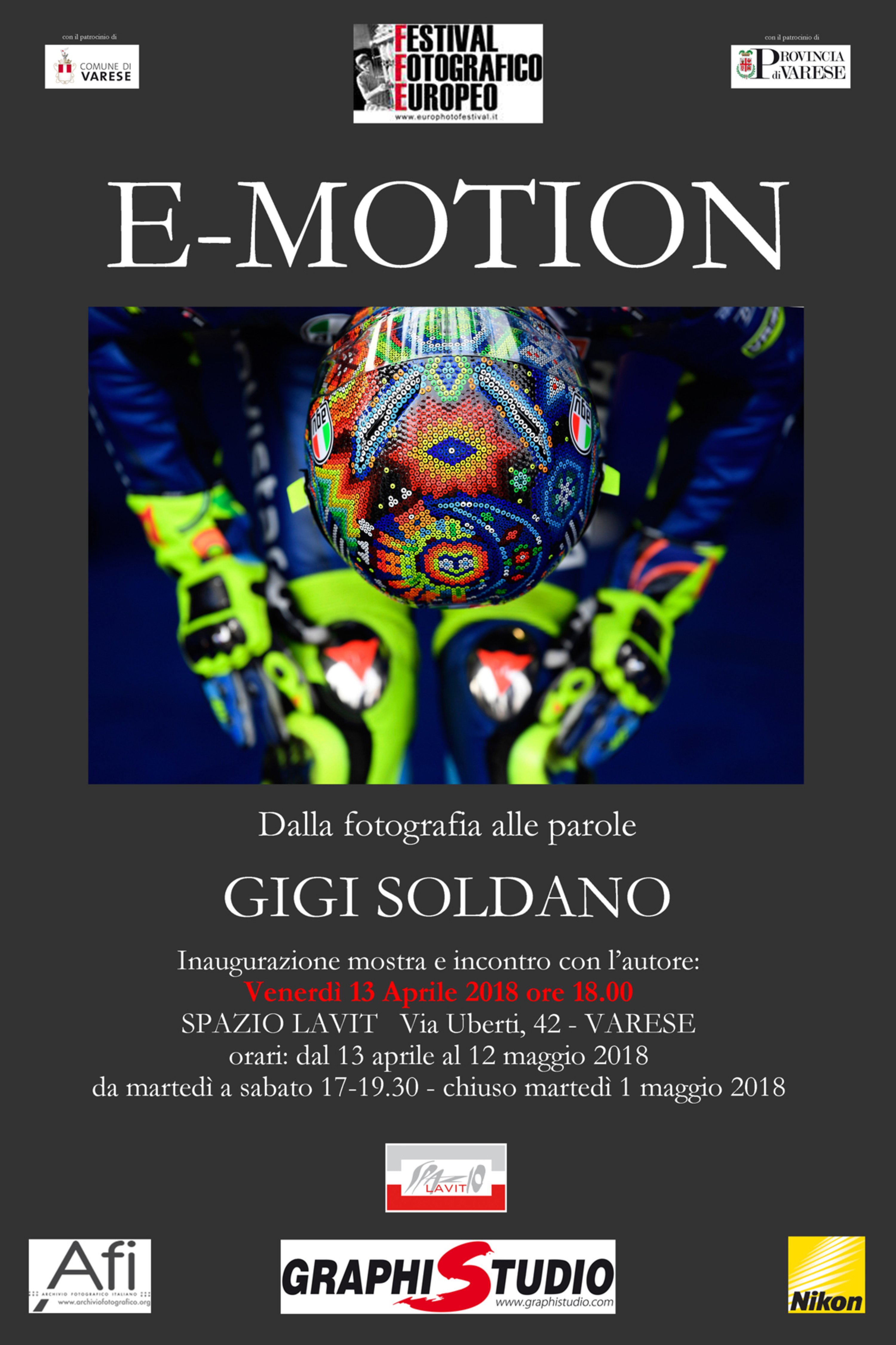 &quot;E-Motion&quot; inaugura la mostra fotografica di Gigi Soldano
