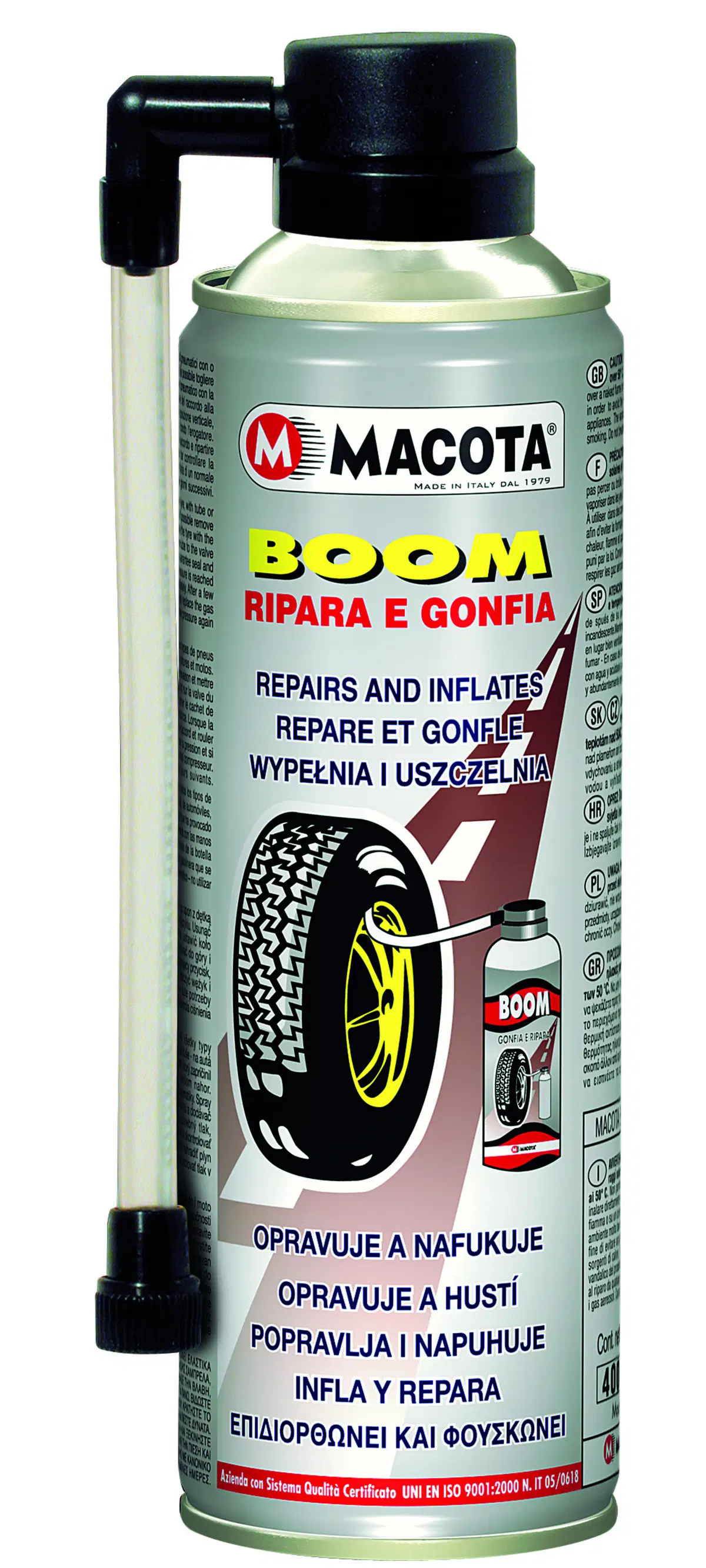 Macota Boom Gonfia e Ripara