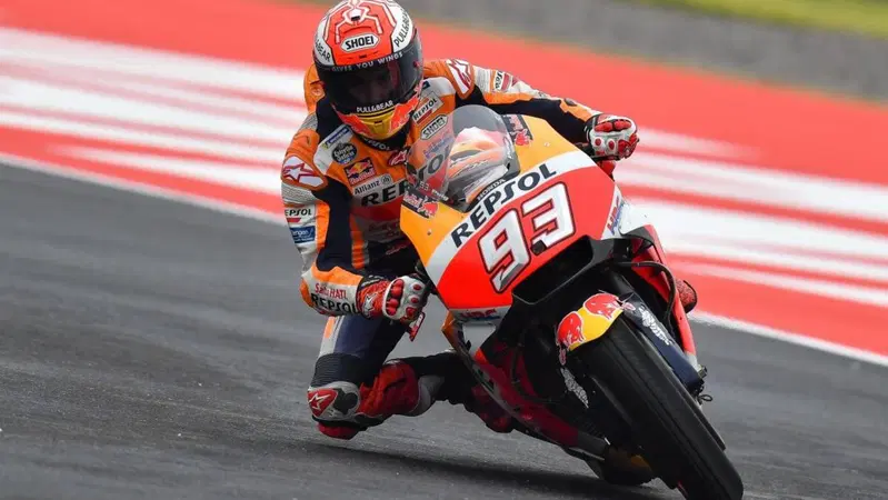 MotoGP 2018. Marquez primo nel warm up d'Argentina
