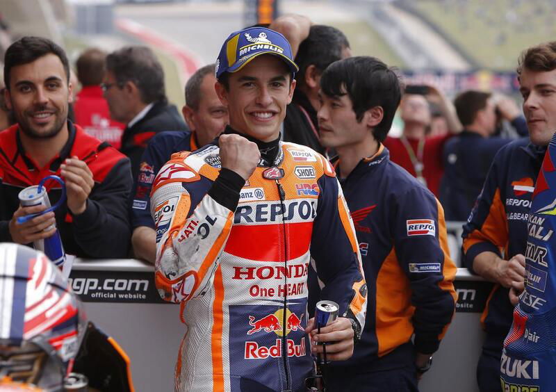 MotoGP. M&aacute;rquez fa suo anche il warm up ad Austin