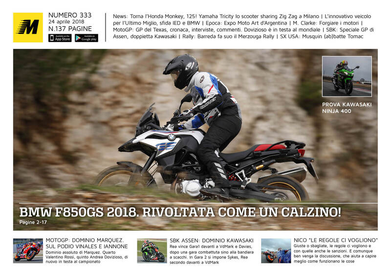 Magazine n&deg; 333, scarica e leggi il meglio di Moto.it 