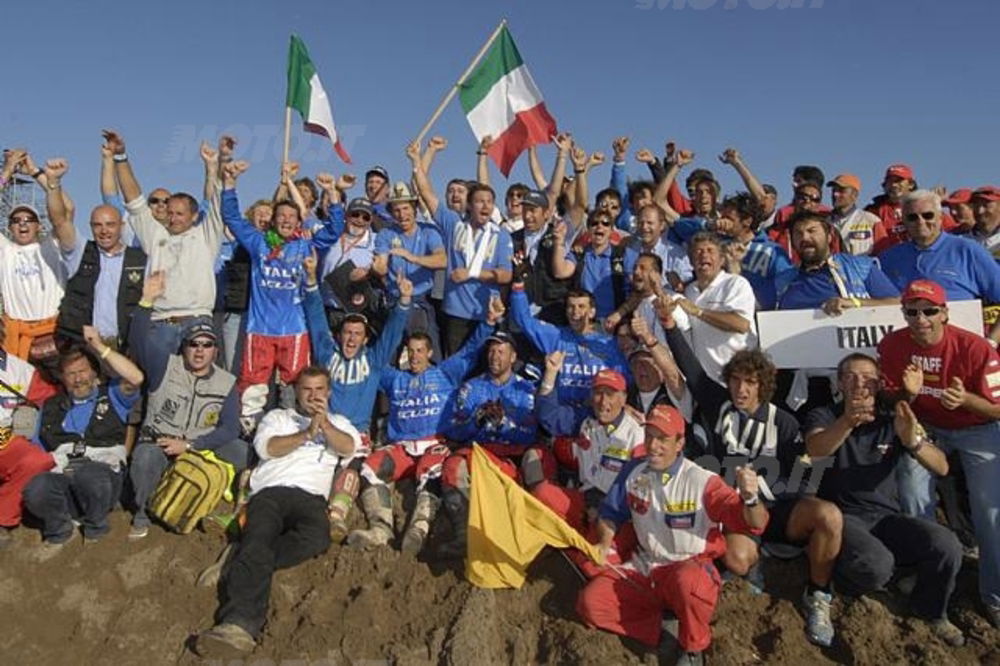 La Maglia Azzurra che ha vinto il Trofeo di Enduro nel 2007 in Cile