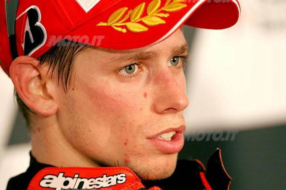 Casey Stoner. Forse i suoi guai stanno per finire.