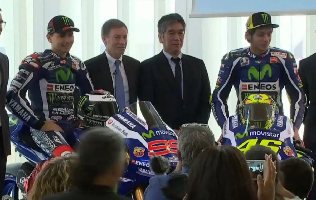 La presentazione del team Yamaha MotoGP e della nuova M1 (15)