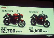 Triumph Speed Triple 2016: conferenza stampa live!