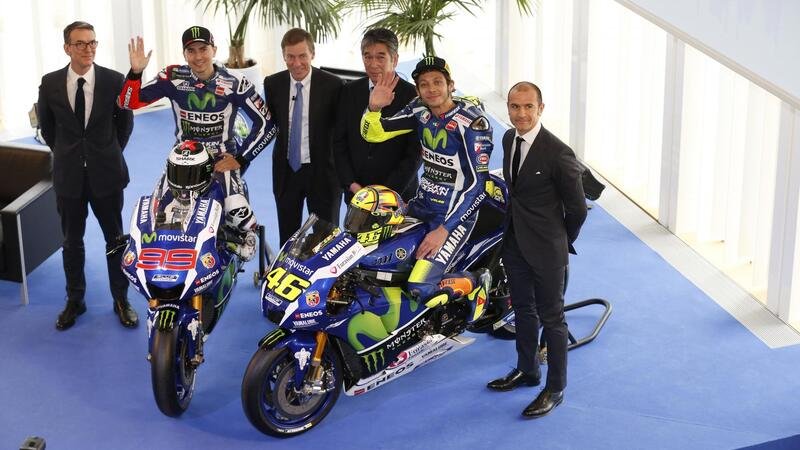 La presentazione del team Yamaha MotoGP e della nuova M1