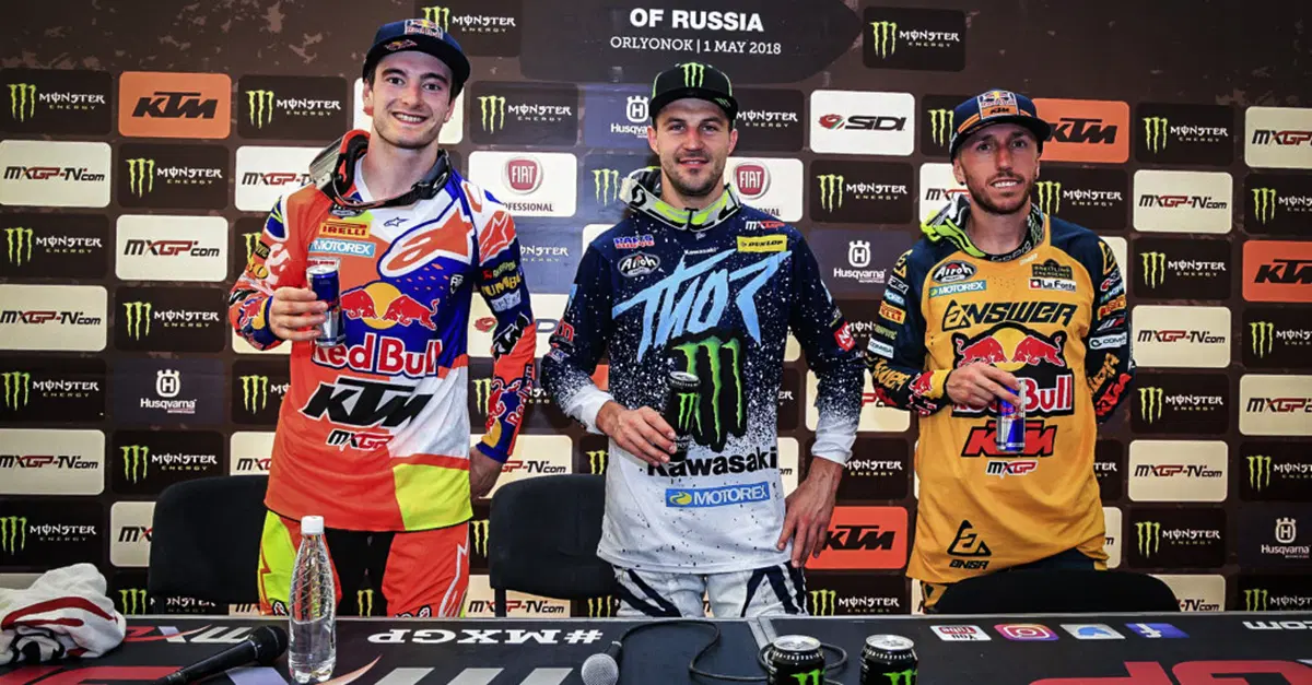 MX 2018. GP di Russia. Dichiarazioni dal podio