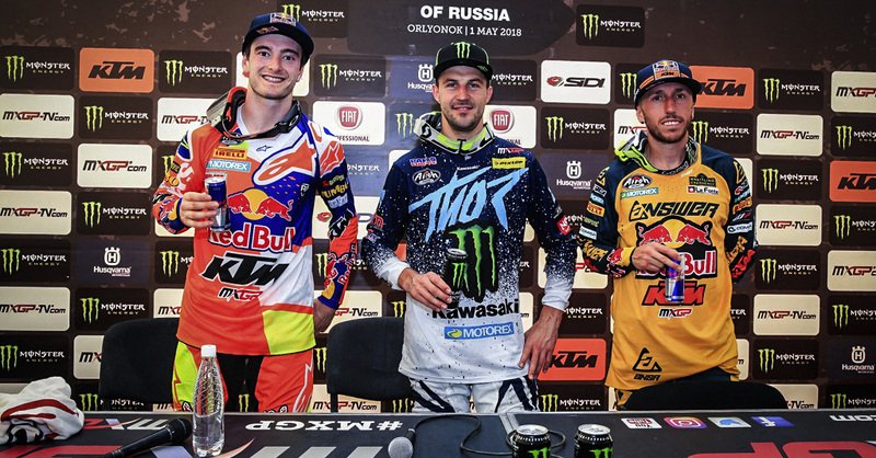 MX 2018. GP di Russia. Dichiarazioni dal podio
