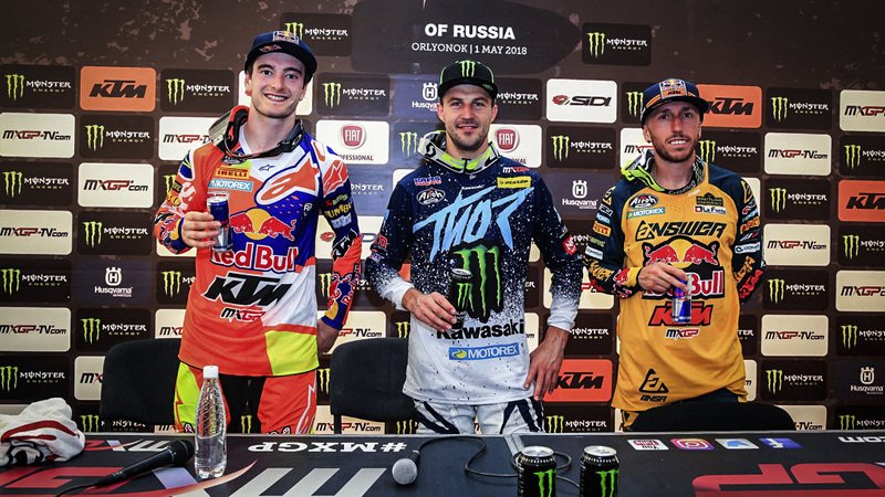 MX 2018. GP di Russia. Dichiarazioni dal podio
