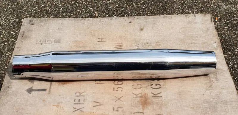 Scarico cromato aperto Harley Sportster 883 Harley-Davidson (2)