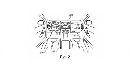 Ford brevetta l’auto che ospita uno scooter al proprio interno (2)