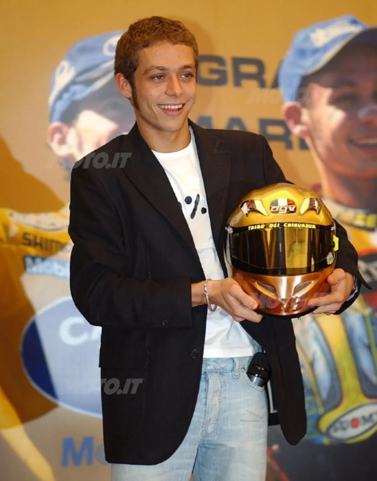 Per Valentino Rossi un vero casco d’Oro