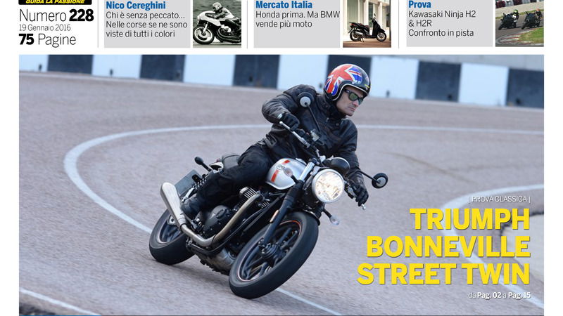 Magazine n&deg;228, scarica e leggi il meglio di Moto.it 